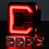 Renegade Tail Lights With Sequential Turn Signal / Sequential Brake Lamp - Black / Red CTRNG0650-BR-SQ